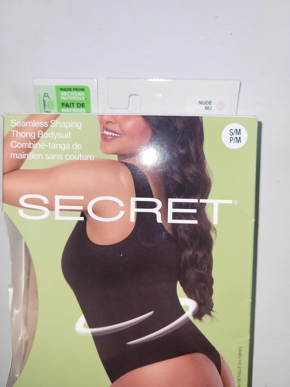 Seamless Shaping Thong Bodysuit - Nude (S/M)